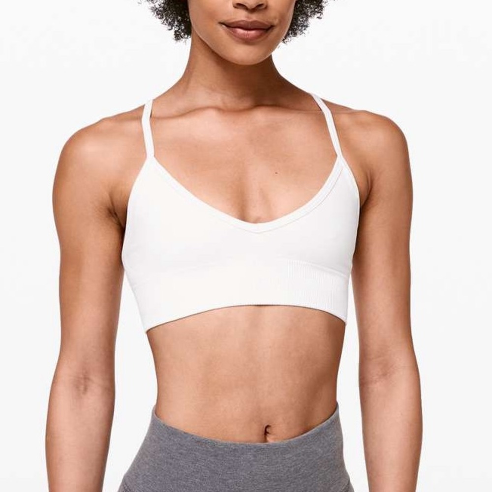 🍋 Lululemon Ebb To Street Bra II White - 10